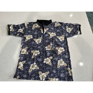 Made in Hawaii, USA - Hibiscus Hawaiian Aloha Shirt Size Medium